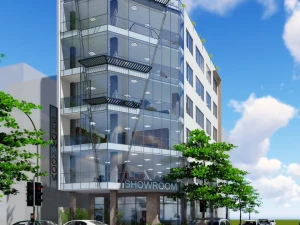 Hồ sơ thiết kế nhà phố 2 mặt tiền 6 tầng có thang máy – Trọn bộ bản vẽ AutoCAD Kiến trúc, Kết cấu và Điện nước chuyên dụng