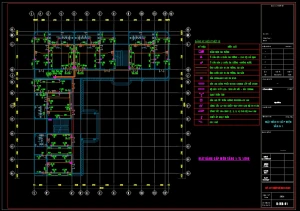 Mẫu thiết kế điện trường Mầm Non 3 tầng