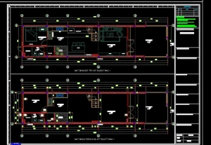 Nhà phố 3 tầng 4.5x20m (full hồ sơ thi công kiến trúc, kết cấu, điện nước)