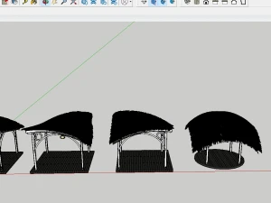 Thư viện Model Sketchup chòi nghỉ sân vườn – Tổng hợp mẫu thiết kế cảnh quan 3D hiện đại và chi tiết