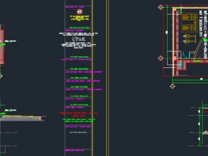 Hồ sơ bản vẽ CAD thang máy, thang cuốn và thang nâng hàng – Trọn bộ chi tiết lắp đặt kỹ thuật và giải pháp ốp đá trang trí