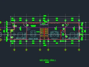 Bản vẽ nhà phố hiện đại diện tích 5x20m - Đầy đủ xin phép xây dựng