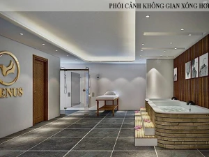 Mẫu thiết kế khu massage full nội thất, điện nước.