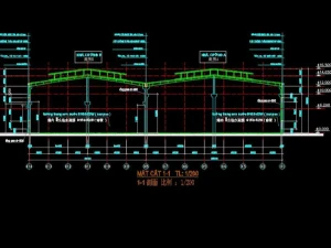 File thiết kế khu nhà máy 4.23ha gồm 5 nhà xưởng và các hạng mục phụ trợ