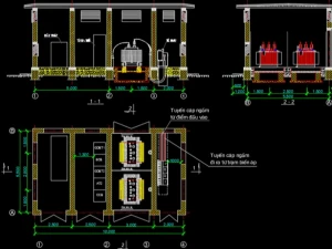 Tổng hợp các trạm biến áp nhà xây